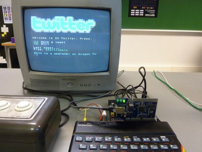 Twitter en ZX Spectrum